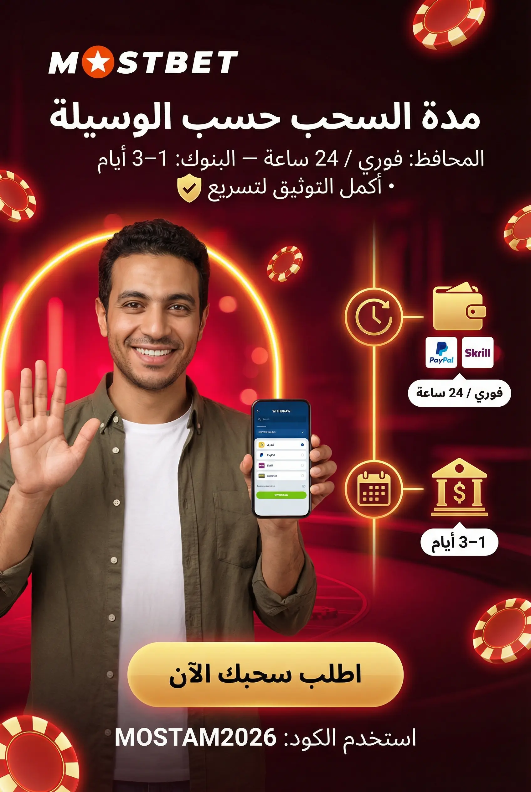 صورة توضح مدة السحب والعوامل المؤثرة