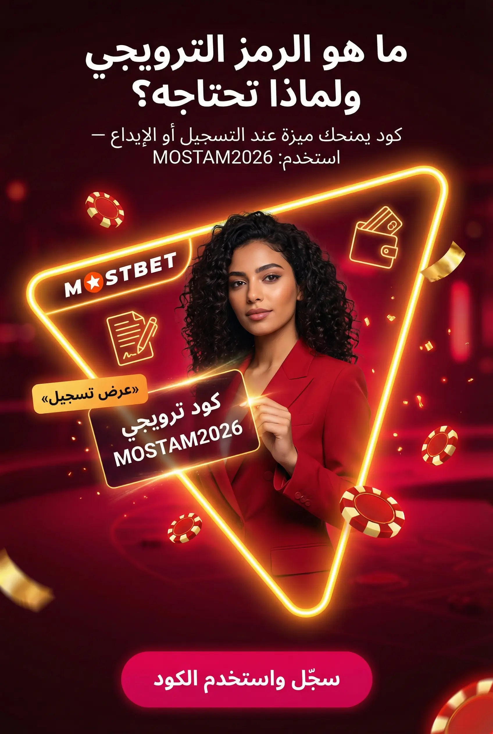 شرح مفهوم الرمز الترويجي وكيف يعمل في Mostbet